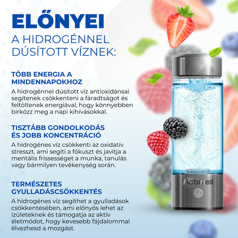 ActiWell™ Hidrogénes Víz Készítő Palack (Copy)