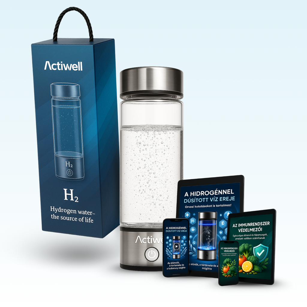 ActiWell™ 1 db Hidrogénes Víz Készítő Palack