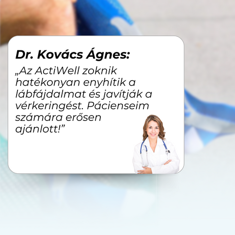 ActiWell KomfortPro – Ortopédiai Kompressziós Zokni mindennapi használatra