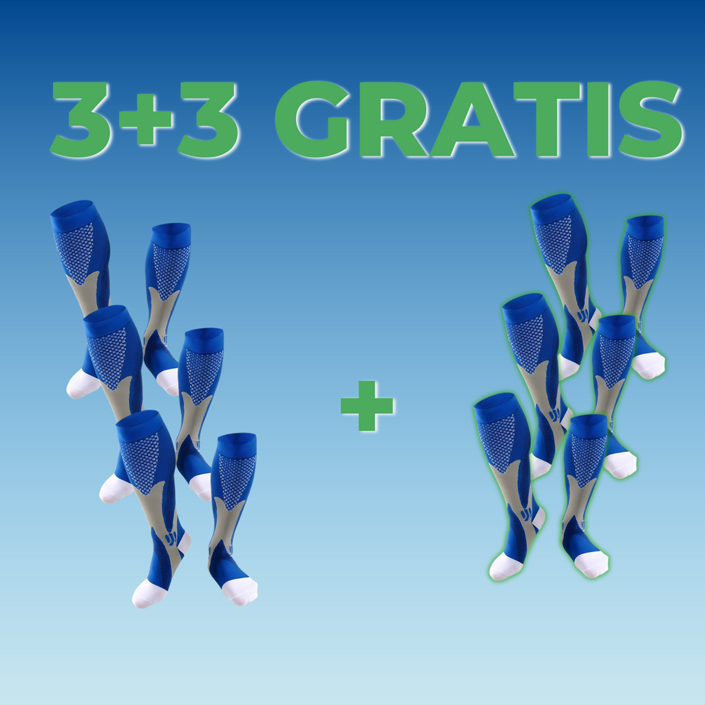 3+3 Pár Ortopédiai Kompressziós Zokni