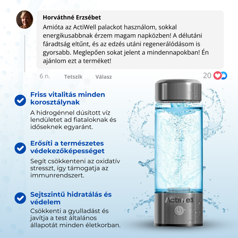 ActiWell™ Hidrogénes Víz Készítő Palack (Copy)